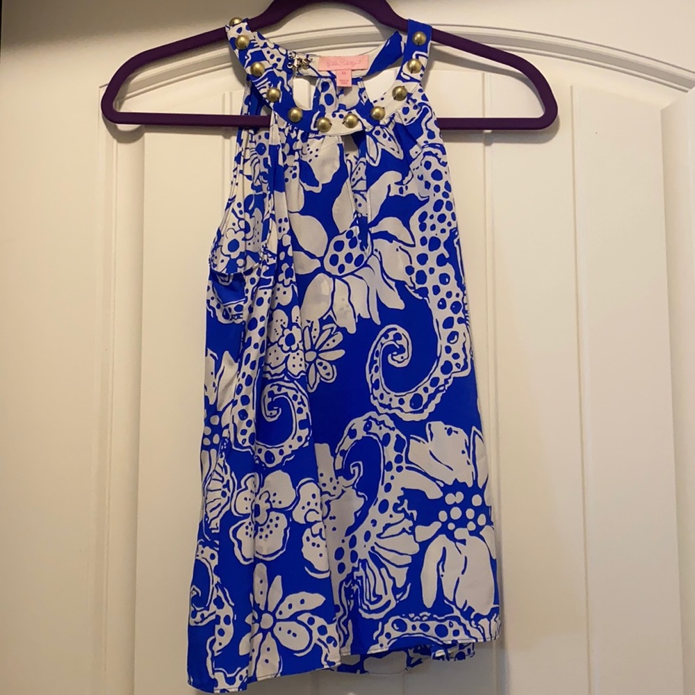 Lilly Pulitzer Rogan Top - Picture 1 of 4